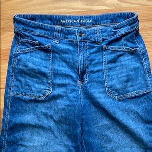 American Eagle Outfitters  Super High Rise ultra wide leg